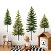 Pine Tree Wall Stickers for Nursery: Peel and Stick Christmas