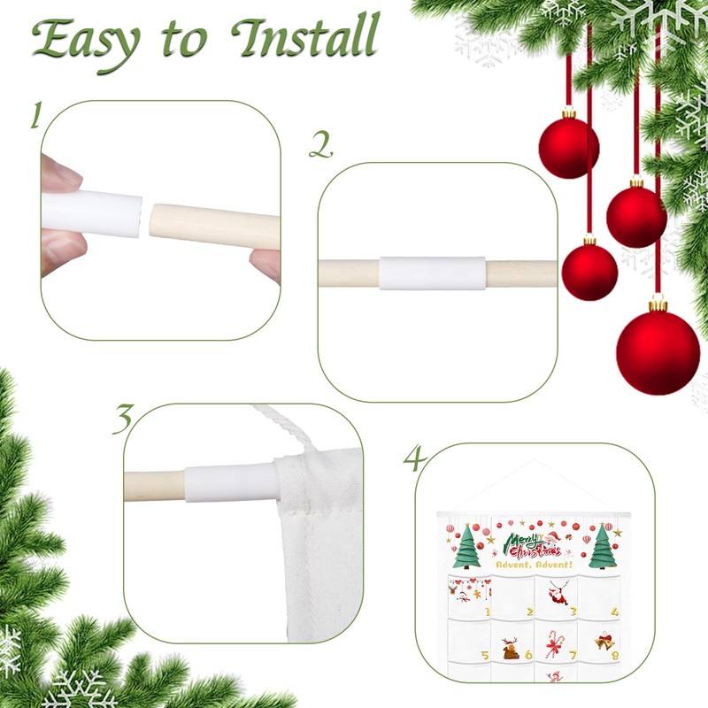 Advent Calendar 2024 as a Fabric Wall Calendar