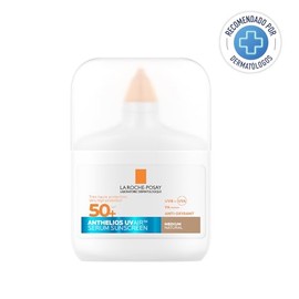 La Roche-Posay Anthelios UV AIR Serum Protector Solar SPF 50+ Tono Medio Natural, 50 ml