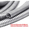 NIDAYE 50 ft 3/4 Inch Reduced Wall Flexible Metal Conduit,