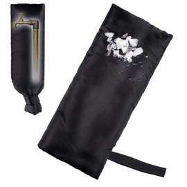 Kalevel Outside Faucet Cover Freeze Protection Insulated Water Pipe Cover Hose Bib Sock Outdoor Winter Spigot Cover, 20in x 7.9in (L)