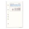 Mini 5 Hole Size Memo Leaf Plain 100 Sheets System