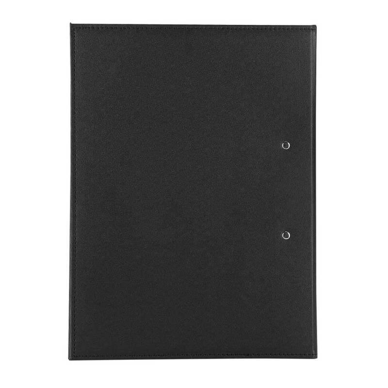 A4 Leather Double Clipboard Folder Loose Leaf File Folder Binder