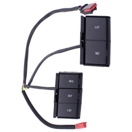 MOTOKU Front Steering Wheel Cruise Control Switch for Ford for F-150 F-250 F-350 F-450 Super Duty 2004-2008 F-150 Heritage 2004 Lincoln Mark LT 2006-2008