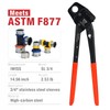 iCrimp Stainless Steel Pressing Sleeves Crimping Tool for PEX Pipe