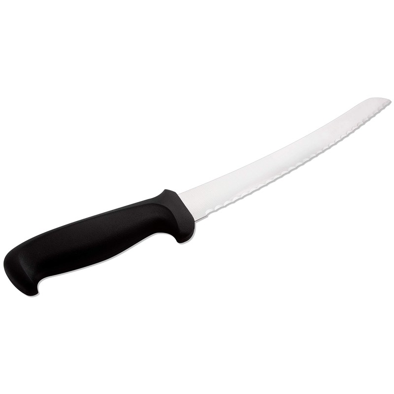 Mundial 10-Inch Curved Micro-Serrated Bread Knife, High-Carbon Stainless Steel Blade,