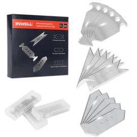 Inwell 15pcs Utility Knife Blades, 3 x Blades, SK5 Steel Replacement Blades Designed for Inwell Heavy Duty Utility Knife.