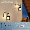 MOROBOR Iron Plant Hanger, 4pcs 4.5" Wall Hanging Basket Bracket