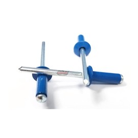 Chevron Blue 1/8" Small Aluminum Head with Steel Mandrel Pop Rivets Fasteners