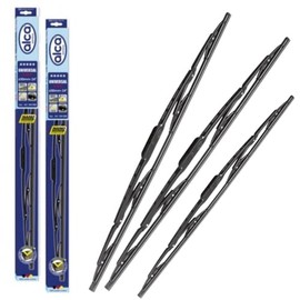 Szuki Jimny Models 1998-2008 Alca Germany Universal Windscreen Wiper Blades Front Rear Replacement Set 18"16"11"