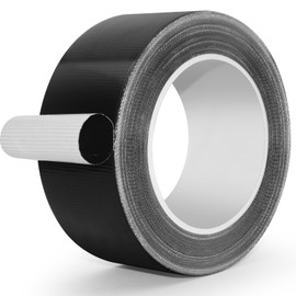 szwilnis Black Duct Tape, 2 Inches x 32 Yards, Heavy Duty, Strong Adhesive Duct Tape, Easy-Tear by Hand, Residue-Free, Waterproof for Home Repairs, Fixed Carpet Edge, DIY Projects