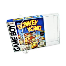 10 x Klarsicht Schutzhüllen passend für Game Boy Classic Color Advance Virtual Boy 0,5mm Passgenau und Glasklar-PET-Reset Retro Game Protectors-cases-box-Staubdicht-UV-Schutz