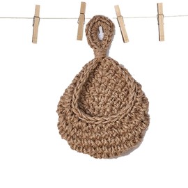 LilaLemon Peg Bag for Washing Line, Reusable Peg Holder, Washable Laundry Storage Bag for Clothespin (15 x 14cm) 2
