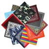 Pack of 12 Mixed Cotton Bandanas (7x Printed Designs, 4x