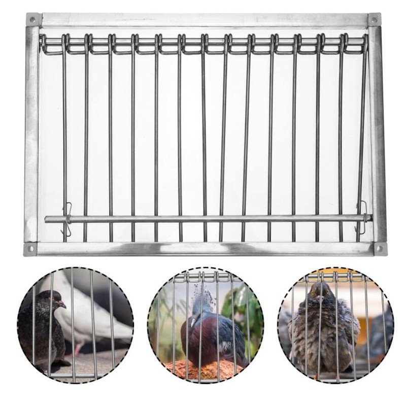 fpigeon Pigeon Bird Cage Door Coop Birds House Loft Entrance