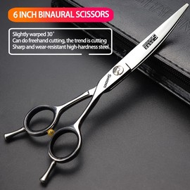 6/6.5 Inch Hairdressing Scissors, Super Sharp Hairdressing Scissors, Stable Feel (6 Inch 4 Pieces)