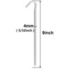 9 Inch Tent Stake Yard Inflatable Stakes 60 Packs Metal