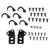 TUSK Plastic Lower Door Inserts Black Durable UTV Side Protection