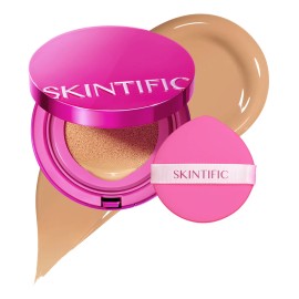 Skintific Cushion Glow Base Hidratante Cobertura Media Spf