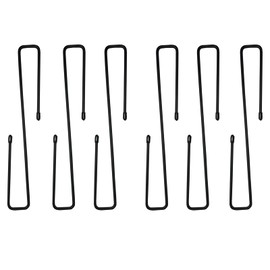 SINKHANUN 6 PCS Pistol Rack for Gun Safe Shelf or Stack On Gun Cabinet, Handgun Hangers for Gun Safe for Display, Gun Cabinet Accessories