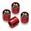 iPick Image for Dodge Scat-Pack Black on Red Aluminum Cylinder-Style