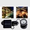 Mini Solar Lights Underwater, 6 LEDs Waterproofing Solar Spotlight, Light