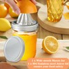 Bigwinyep Mason Jar Juicer Lid, 304 Stainless Steel Manual Juicer