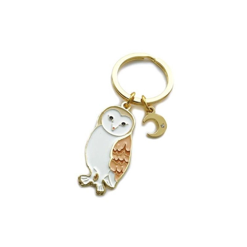 Animal Key Ring [Man Owl] Animal Cute Key Chain Z0126/KH
