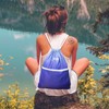 WANDF Drawstring Backpack String Bag Sackpack Cinch Water Resistant Nylon
