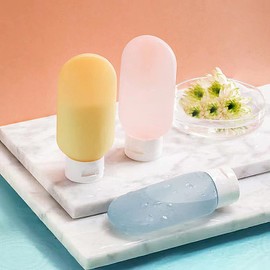 ojussa 11 Pcs Travel Bottle Set for Toiletries Leak Proof Travel Bottles Travel Containers with Bag Squeezable Travel Accessories for Lotion Shampoo Conditioner Skincare