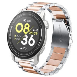 Compatible for COROS PACE 3 Bands, Lamshaw 22mm Stainless Steel Metal Replacement Strap Bracelet Men & Women Compatible for COROS PACE 3 / APEX 2 Pro / APEX Pro / APEX 46mm Smartwatch (22mm for PACE