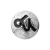 Quiges Women's Click Button 18 mm Chunk Horoscope Capricorn for