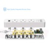JSVER Extension Lead USB, Power Socket with 3 Outlet 4
