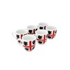 CUCUBA Set of 6 Coffee Cups Sardinia Flag of the