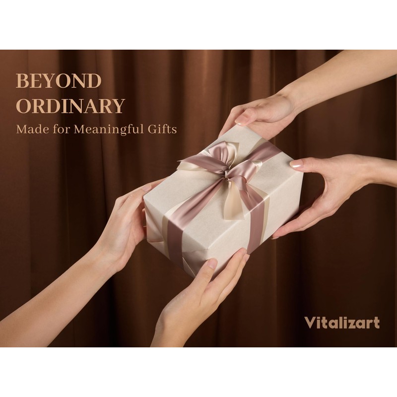 Vitalizart Silk-Like Ribbon 1" x 15Yd Champagne & Cream &