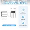 PATIKIL 6 Pcs Stainless Steel Spacers, 7mm ID x 10mm