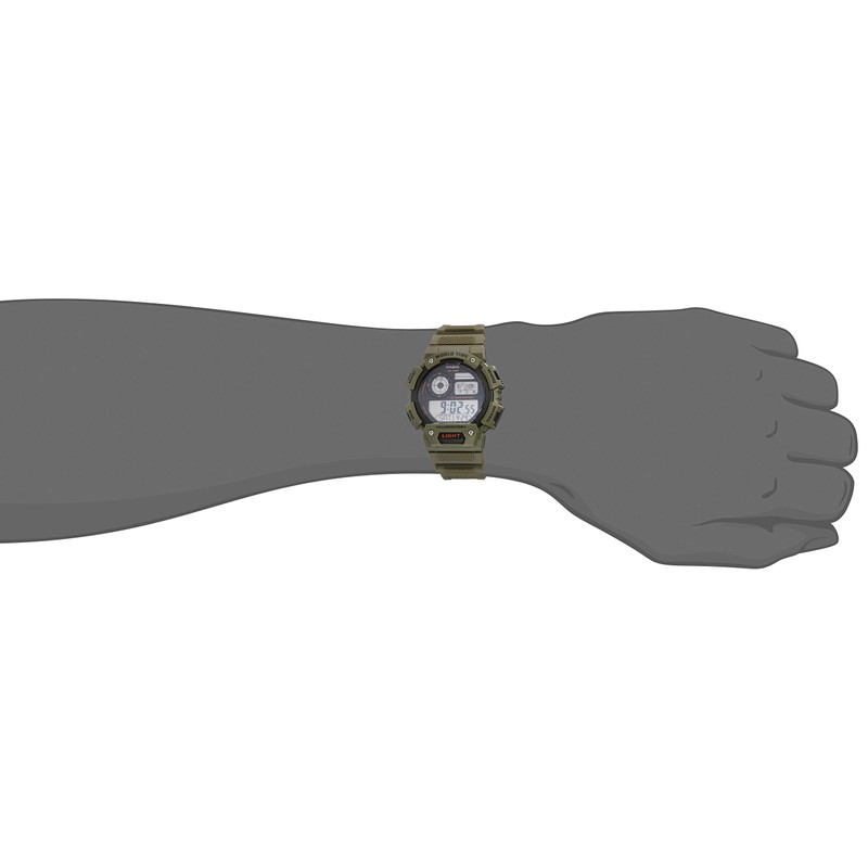Casio AE-1400WH-3AVCF Reloj para Unisex Adulto, color Verde, talla Estándar