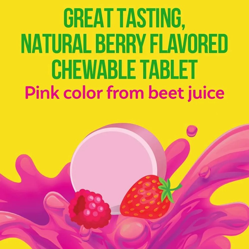 Culturelle Probiotico Diario Infantil Masticable Bayas Frutos Rojos