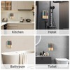 Shampoo and Conditioner Dispenser,Shower Dispenser 2 Chamber No Drill Shampoo
