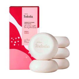 Natura Tododia Jabones De Barra Cereza y Avellana 90 g