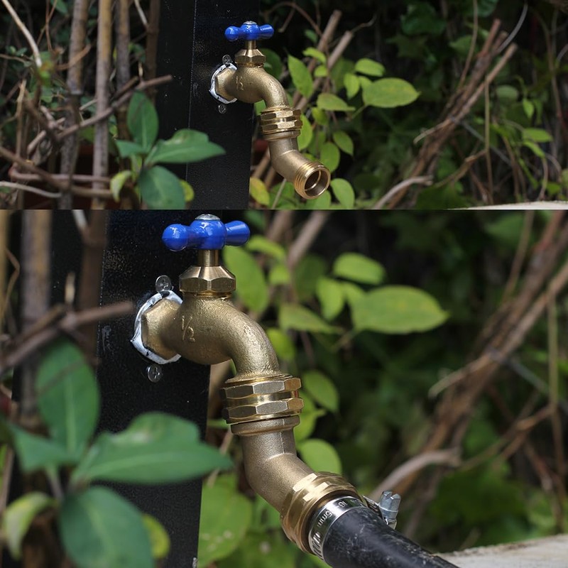 SIGURANTA Garden Hose Elbow Connector 45 Degree Hose Extender Solid