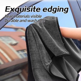Microfiber Car Cleaning & Drying Towels for Car Washing – Double-Sided Absorbent Cloths for Everyday Auto Detailing