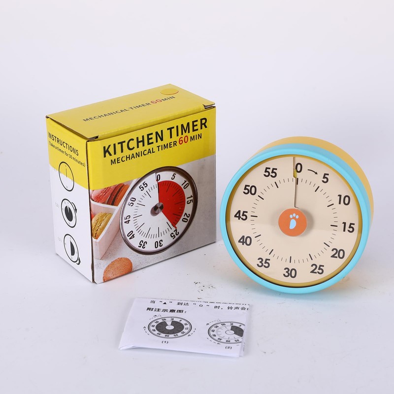 Visual Countdown Timer, 60 Minute Visual Timer for Kids Adults