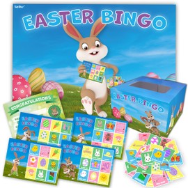 EASTER BINGO – Fun Easter Party Game – Play with family, kids, school children over the Easter Holidays – Up to 20 Players