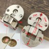 WANLIAN 2 Pieces-90 Degree Page Turning Axis Adjustable Cabinet Door