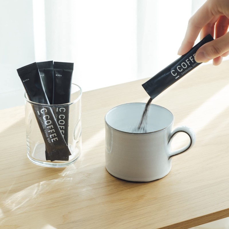 C COFFEE STICK シーコーヒー 3.3g×20包 チャコール mctオイル 炭コーヒー パウダー 炭