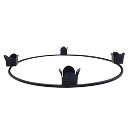 10" Advent Wreath, Bronze/Black Finish, for 7/8" Candles