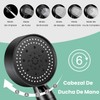 Cabezal de Ducha de Mano, Regadera para Ba?o Manguera de
