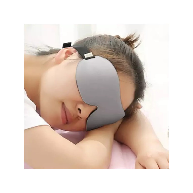 암막아이쿠션 성장호르몬안대 아이쿠션수면안대 눈뜨고잠 [블랙] Black Sleep Mask with Eye