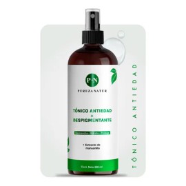 Tónico Antiedad manchas Hidratante facial reductor de pigmentación  Tónico antiedad que rehidrata, protege y rejuvenece tu piel con efecto anti...    